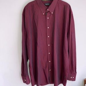 Men’s Barbour Classic Tartan Button Down Cotton shirt 3XL